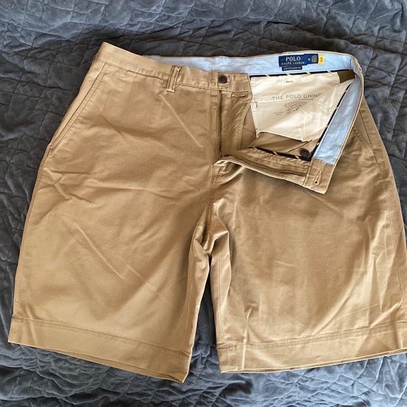 Mens polo khaki shorts - Picture 1 of 4